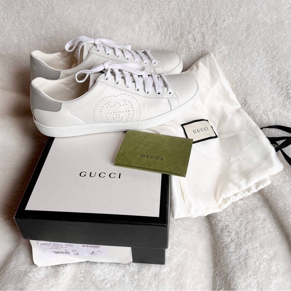 Gucci Leather Ace Sneakers